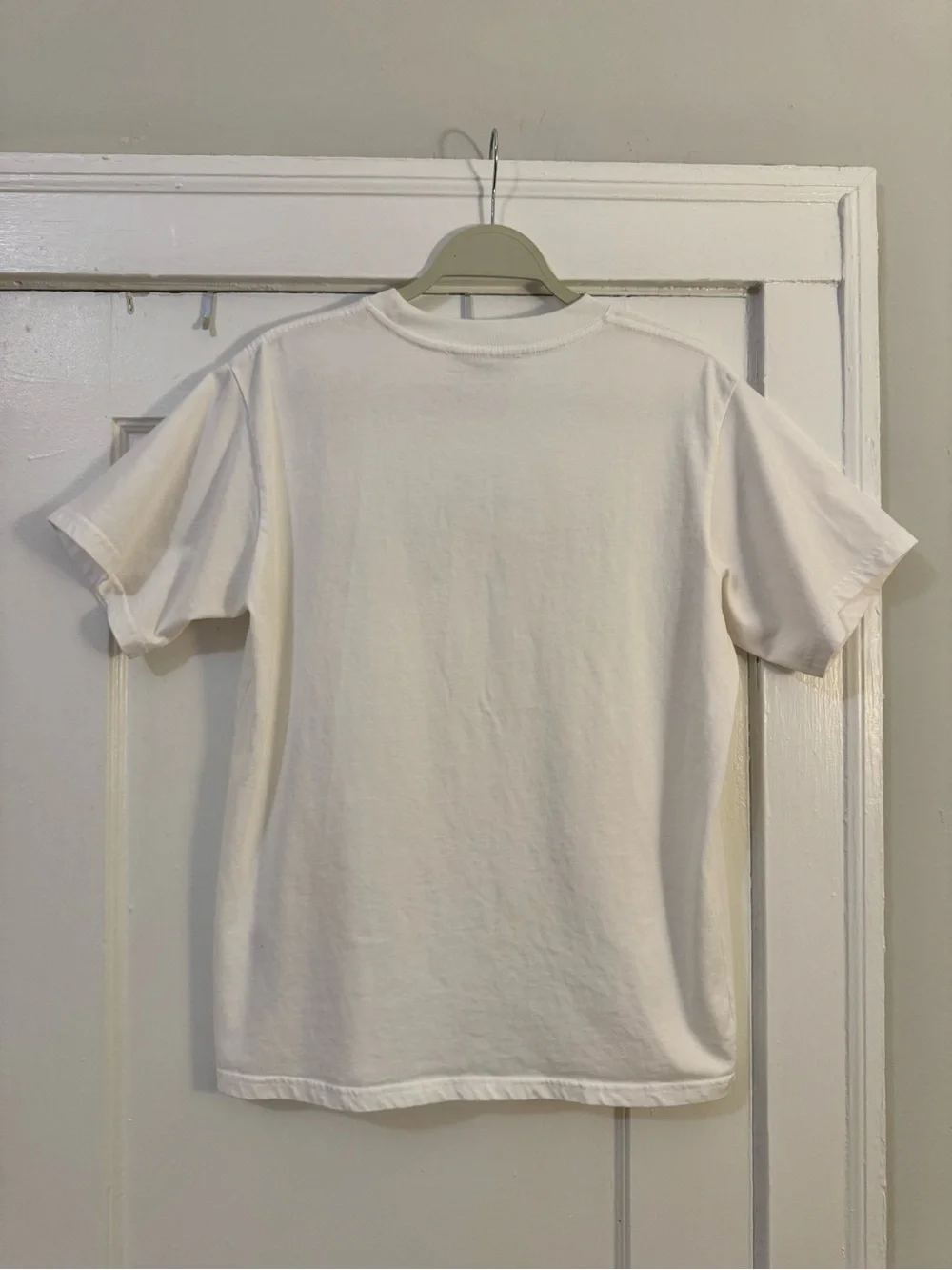 Gucci White Tee with Green Lightning Logo
